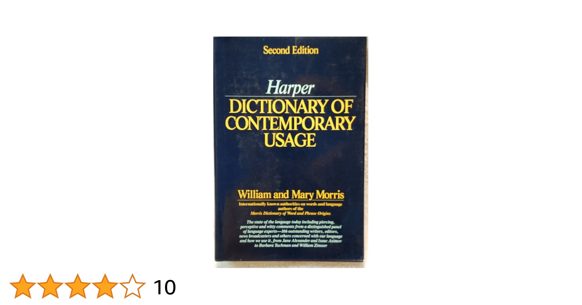 Harper Dictionary of Contemporary Usage: Morris, William